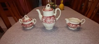 Juego café La Cartuja Pickman Rosa