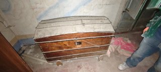 Baúl de madera antiguo