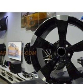 JUEGO DE 4 LLANTAS 18 NEW RS3 BLACK A... rmb502483