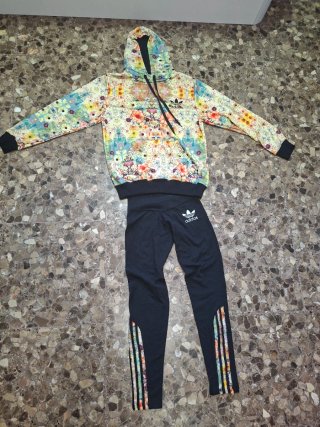 Conjunto Adidas Sudadera y Leggings Mujer