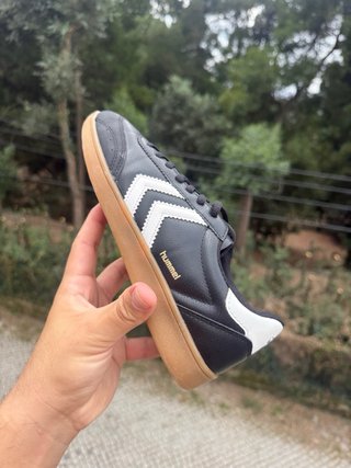Sapatilhas Hummel Pretas e Brancas Tamanho 36