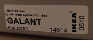 Escritorio IKEA GALANT beige con altura regulable