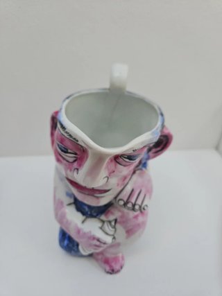 Jarra vicios porcelana castro sargadelos