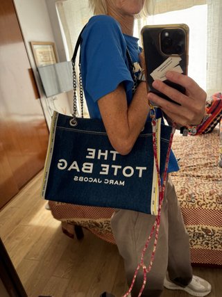 Bolso Marc Jacobs Tote Bag Azul Denim