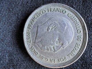 Monedas antiguas de plata, españolas y varias