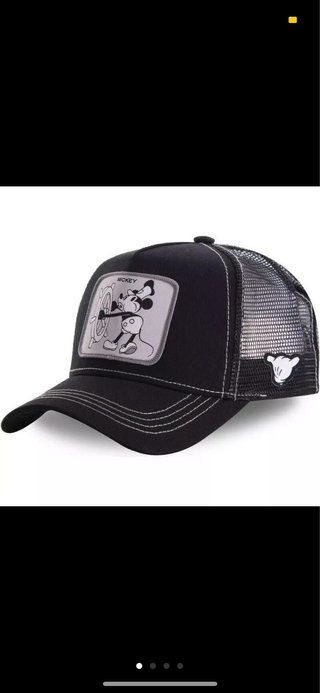 Gorra Mickey Mouse Retro vintage Negra. NUEVA
