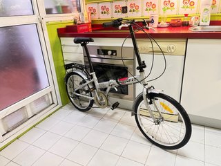 Bicicleta Plegable Runfit Plateada
