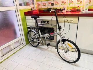 Bicicleta Plegable Runfit Plateada