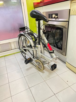 Bicicleta Plegable Runfit Plateada