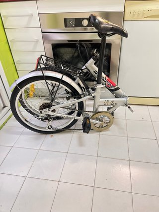 Bicicleta Plegable Runfit Plateada
