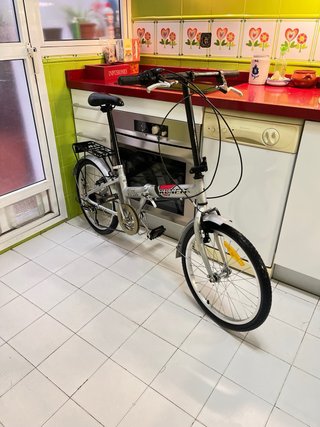 Bicicleta Plegable Runfit Plateada