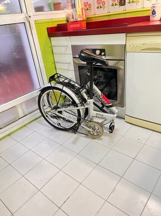 Bicicleta Plegable Runfit Plateada