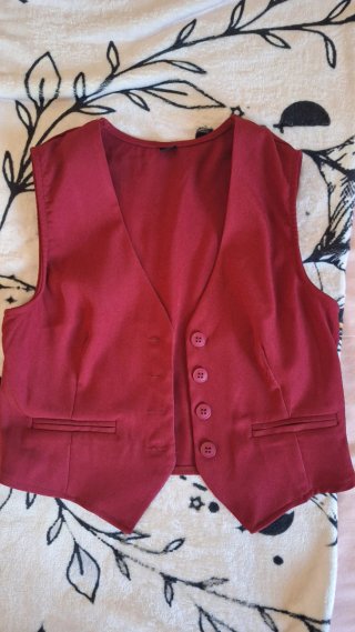Chaleco Rojo/Burdeos