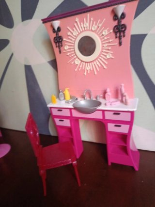 Mobile Bagno Barbie con Sedia