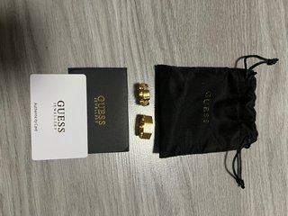 Anillos Guess Hombre Dorados