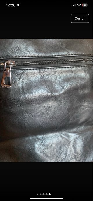 Bolso de mano negro y marrón