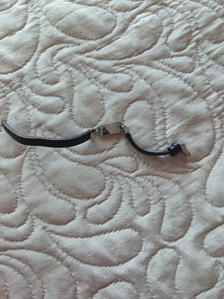 Pulsera Viceroy Negra y Plateada