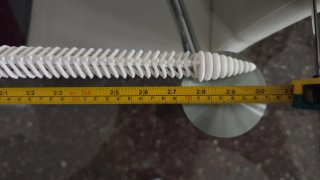 Serpiente esqueleto 3D con pla+