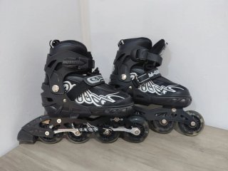 Patines en línea con luz