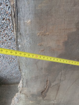 Tablón de madera de olivo