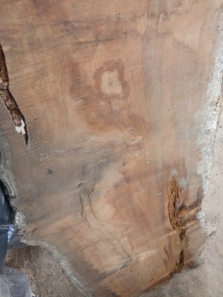 Tablón de madera de olivo