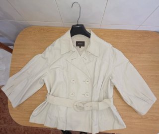 Chaqueta Gabardina Beige Zendra