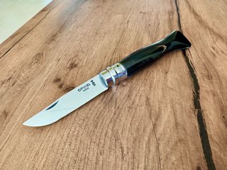 Strumento da taglio Opinel n8 artigianale in cebù