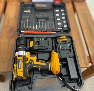 Taladro Inalámbrico 21V MellWin + Accesorios