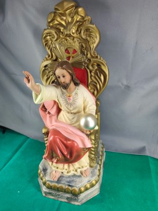 Figura Sagrado Corazón de Jesús en Pasta