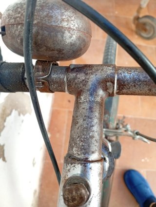 Bicicleta de media carrera clásica