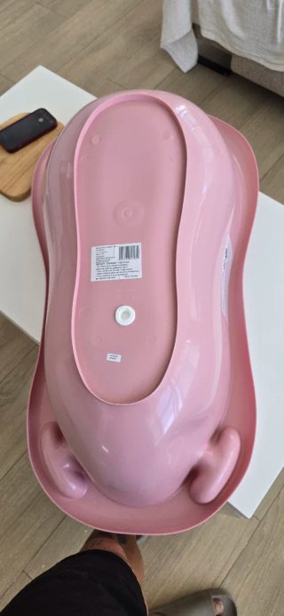 Bañera para bebé rosa