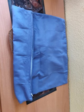 Funda de Cojín Azul de 45x45