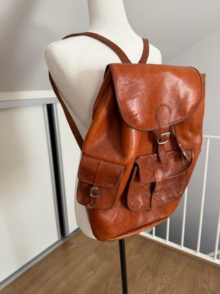 Mochila de Cuero Grande