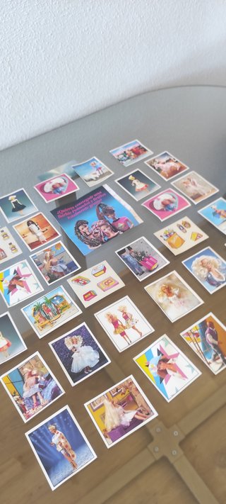 Cromos Barbie 1993 Mattel + Bollettino