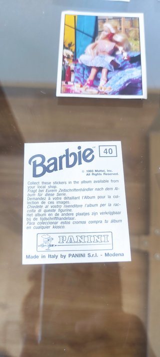 Cromos Barbie 1993 Mattel + Bollettino