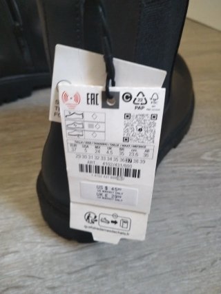 Botines Zara Negros Talla 37