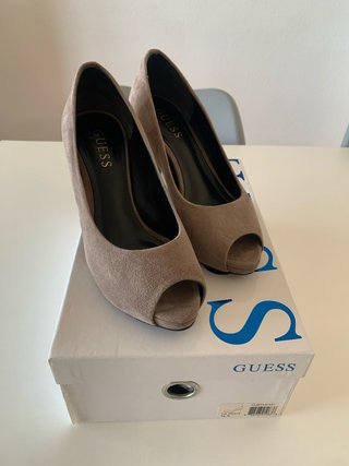 Zapatos Guess Peep Toe Color Topo