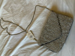 Bolso de fiesta plateado Primark