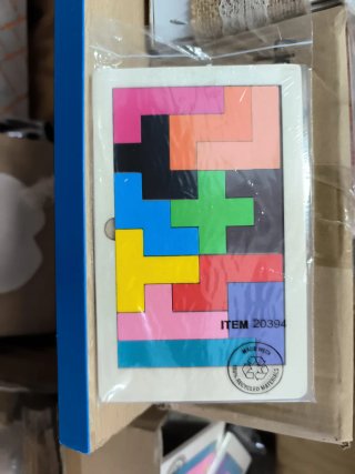 Puzzle de Madera Tipo Tetris