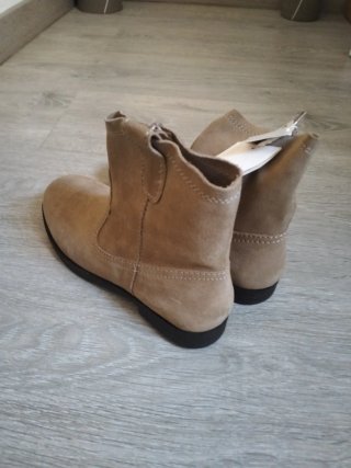 Botines Zara Beige Talla 36