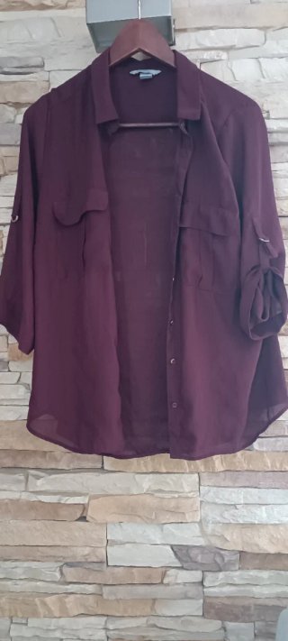 Camisa Manga 3/4 Morada