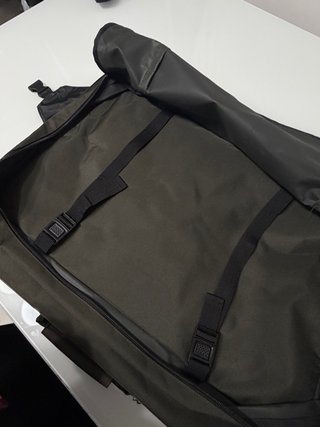 Borsa porta abiti Fila vintage verde oliva