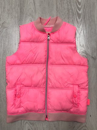 Chaleco acolchado niña Mango rosa