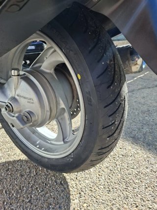Honda Touring Moto Dorado/Plateado