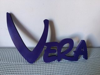 Nombre Decorativo VERA en Madera