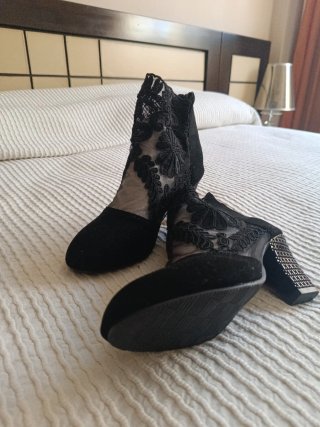 Botines Negros Talla 37