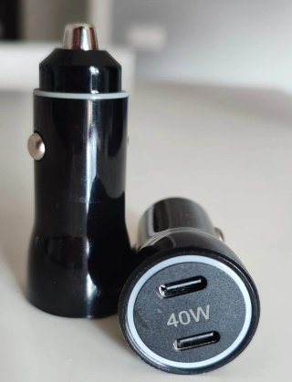 2 Cargadores Coche USB-C 40W