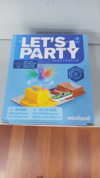 Miniland Electrofun Let’s Party Lámpara Disco
