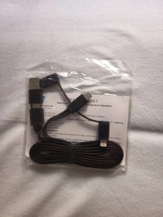 Cable Carga 6 en 1 USB C iPhone Android