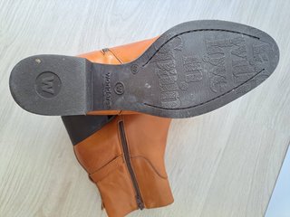 Botines de piel Wonders marrones